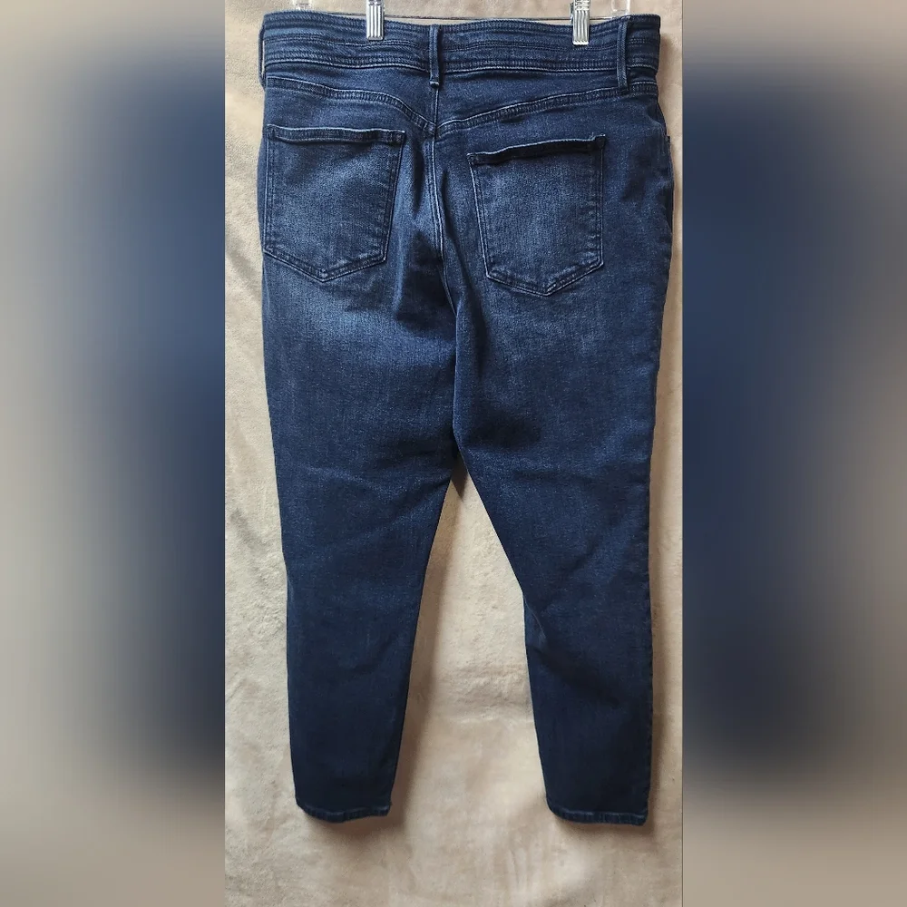 Ann Taylor Factory Blue Jeans with Contrast Stitching - Picture 6 of 6